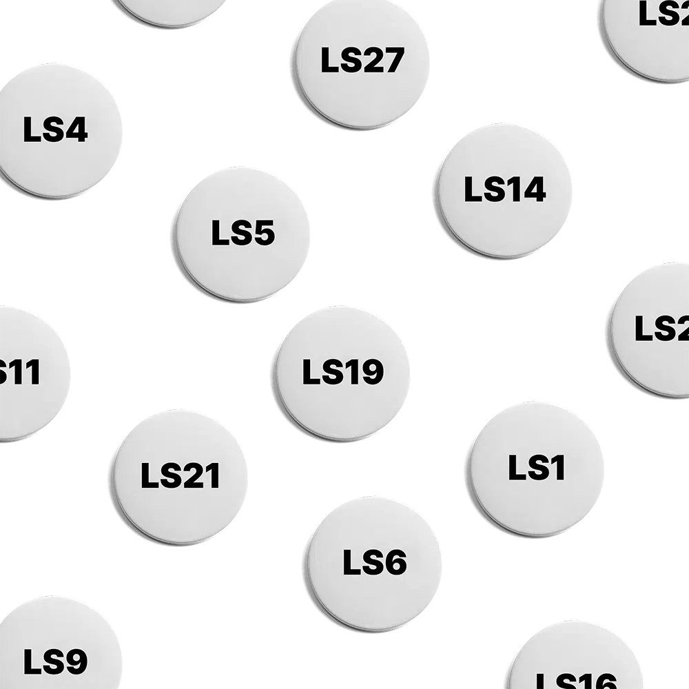 Leeds postcode button badge